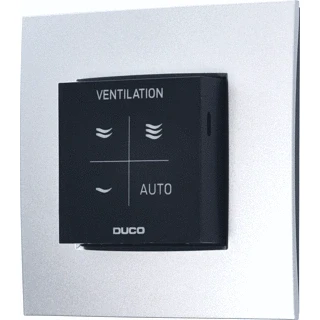 Afbeelding van Duco CO2 ruimtesensor RF bedraad zwart 0000 4603