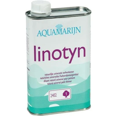 Afbeelding van Aquamarijn Linotyn terpentijn