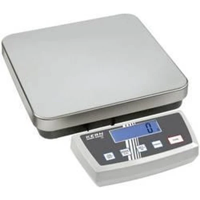 Afbeelding van Kern DE 6K1D Pakketweegschaal Weegbereik (max.) 6 kg Resolutie 1 g, 2 g werkt op het lichtnet, batterijen, een accu Zilver