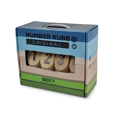Afbeelding van BEX Number Kubb Original Rubberhout