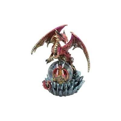 Afbeelding van Nemesis Now Ruby Oracle Sneeuwbol, Rood, 18,5cm