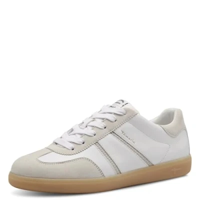 Afbeelding van Tamaris Sneakers laag, Dames, Maat: 36, White comb Schoenen