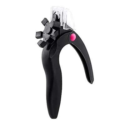 Afbeelding van JZF Acryl Nail Clipper, Professionele Verstelbare RVS Kunstnagelknipper, Gel Valse Nails Tips Cutter voor Art Manicure Tool (zwart)