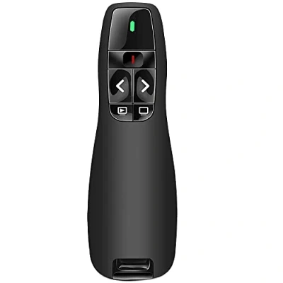 Afbeelding van Powerpoint Clicker voor presentatie, 2,4 GHz draadloze presentatie op afstand pointer PPT Slide Advancer Computer Ondersteuning Hyperlink Volume