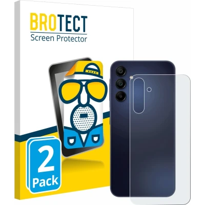 Afbeelding van BROTECT Screenprotector voor Samsung Galaxy A15 5G (Achterkant) Folie Beschermfolie matte (2 Stuks)