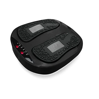 Afbeelding van Mediashop VibroLegs Trilplatform, zwart, combinatie van vibratie en massage, inclusief afstandsbediening, 3 programma&#039;s