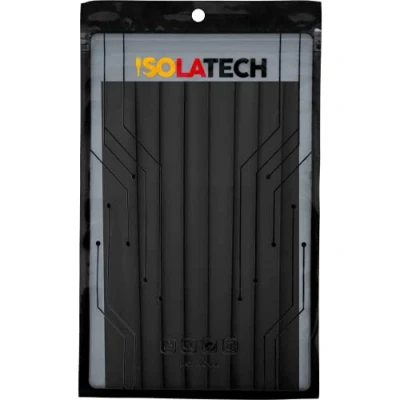 Afbeelding van ISOLATECH krimpkous 2:1 set zonder lijm zwart Ø15mm 1,6 meter in 8st x 20cm voor auto elektrische accessoires kabel isolatie UV bestendig ongelabeld reparatie