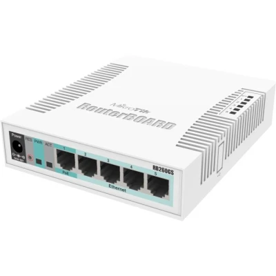 Afbeelding van Schakelaar Mikrotik RB260GS Wit