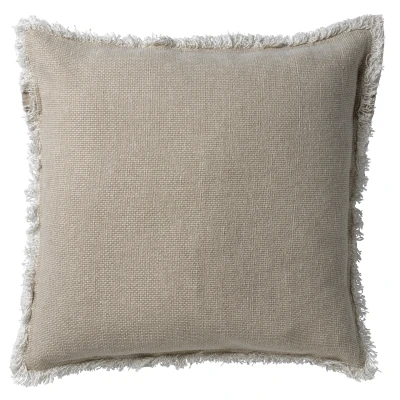 Afbeelding van Dutch Decor BURTO Sierkussen van gewassen katoen Pumice Stone 45x45 cm beige