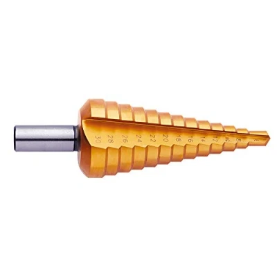 Afbeelding van Exact 5348 HSS Getrapte boor 6 30 mm TiN Gezamenlijke lengte 98 3 vlakken schacht 1 stuk(s)