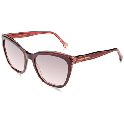 Afbeelding van Carolina Herrera Donna HER 0188/S C8C/M2 Occhiali da sole Acetato Bordeaux Multicolore Cat Eye Sfumato