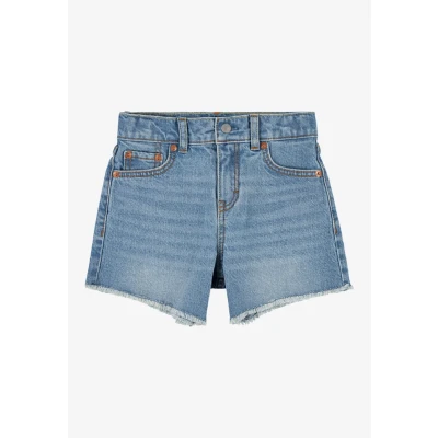 Afbeelding van Levi&#039;s Meisjes Loose fit korte broek van denim in de kleur Indigo, maat: 152 = 12 label