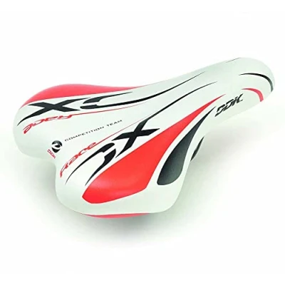 Afbeelding van Cicli Bonin Unisex Volwassen Ddk Mtb Xc Race Zadels Wit/Rood, One Size
