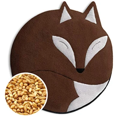 Afbeelding van Warming pillow Luca the fox chocolate