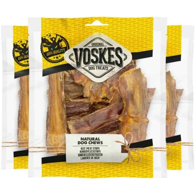 Afbeelding van 3x Voskes Runderstrips 100 gr
