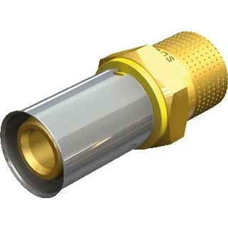 Afbeelding van Tigris Gas overgangskoppeling 25 mm pers x 1&#039;&#039; bu.dr.