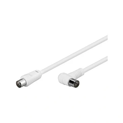 Afbeelding van Goobay Angled Antenna Cable (80 dB), Double Shielded 1.5 m