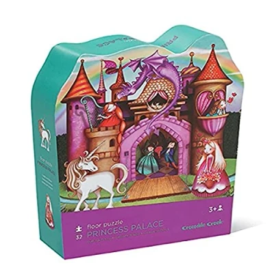 Afbeelding van Crocodile Creek Princess Palace Shaped Box Flr Puzzel (36 stuks)