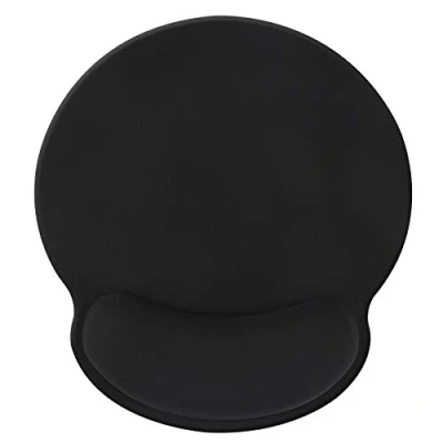 Afbeelding van Polssteunmat, ergonomische muismat met traagschuim, antislip rubberen muis polssteun voor werkend gamen black012