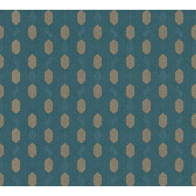 Afbeelding van AS Creation Absolutely Chic 36973 4 369734 Blauw / Bruin