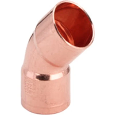 Afbeelding van Viega bocht 45 koper 22 mm sok