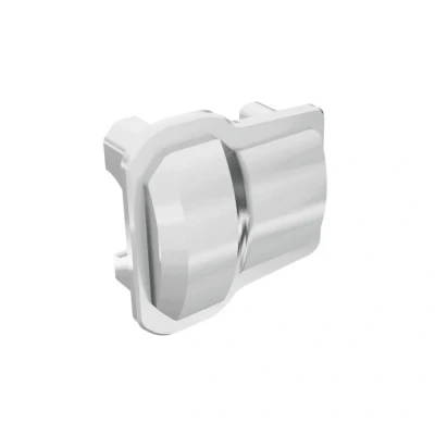 Afbeelding van Differential cover, front or rear (statin chrome) (2)
