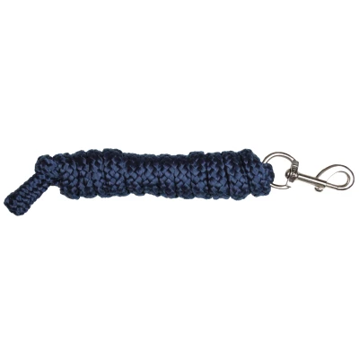 Afbeelding van HORKA halstertouw 200 cm met musketonhaak blauw