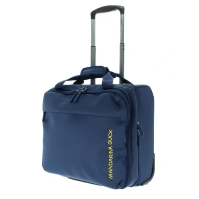Afbeelding van MANDARINA DUCK Trolley met laptopvak Zephyr Rolling Tote Dress Blue Blauw 40cm