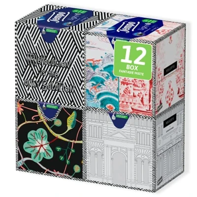 Afbeelding van Tempo Light zakdoeken 3 Veli 12 pack vierkant à 60 (3 gemengde afbeeldingen)