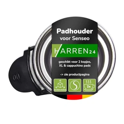 Afbeelding van Harren24 Koffiepadhouder CP1243/01 voor 2 kopjes, compatibel met Philips Senseo koffiepadmachine Select CSA230, CSA240, CSA250, vervangende houder koffiepads