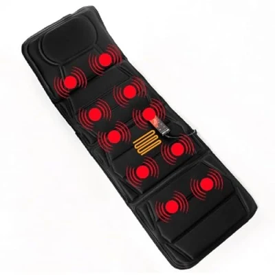 Afbeelding van ECODE Massagemat met 8 vibratoren, 4 massagezones, 3 intensiteitsniveaus, 5 modi en lendenwarmte