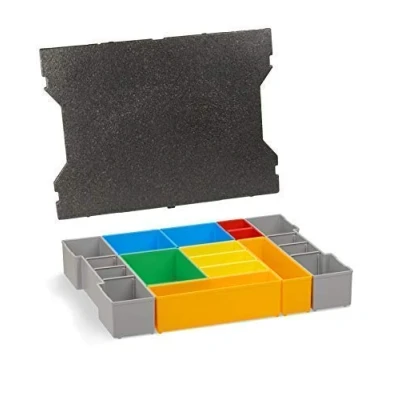 Afbeelding van Sortimo L Boxx inzetstukken, H3 inzetstukken met dekselkussen voor de 102 G4, eersteklas sorteerbakjes kleine onderdelen, assortimentskoffer van Bosch