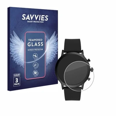 Afbeelding van Savvies Gehard glazen schermbeschermer, Smartwatch beschermfolie, Transparant