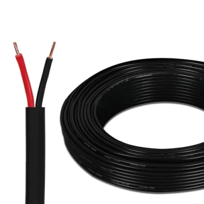 Afbeelding van Yinaolan Platte Twin 2 Core Kabel 20M 12V 24V Geleiders Elektrische Draad, * 0.5mm² 20 Meter Flexibele Verlengkabel voor LED Licht, Automotive, Bootuitrusting