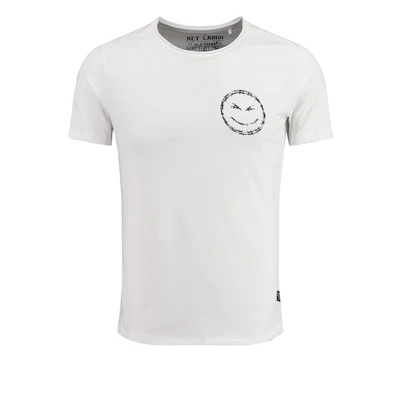 Afbeelding van Key Largo MT Think Round Tshirt print, Heren, Maat: 3XL, White