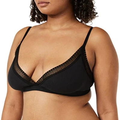 Afbeelding van sloggi GO Ribbed Bralette Dames Beha Maat L