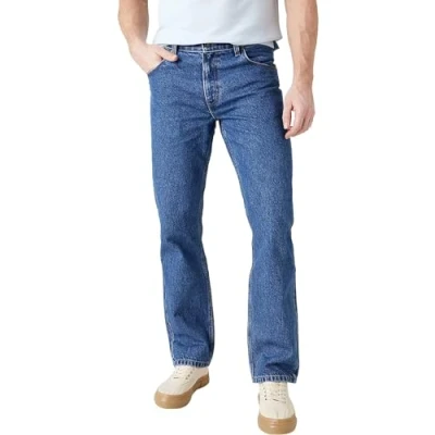 Afbeelding van All Terrain Gear by Wrangler Heren Straight Medium STW Jeans, Stw, 36W x 34L