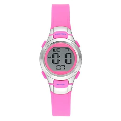 Afbeelding van Armitron Sport dames digitale chronograaf met armband van kunsthars, 45/7012, grijs
