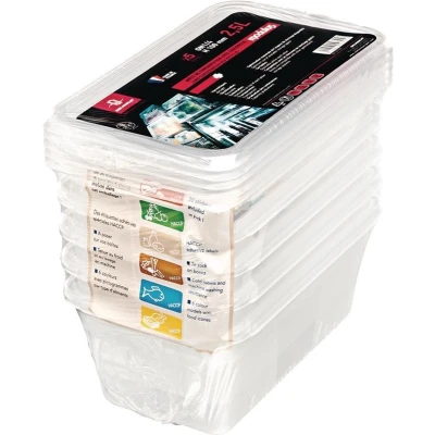 Afbeelding van Matfer Bourgeat Modulus zware uitvoering GN 1/4 voedseldoos 15cm (5 stuks)