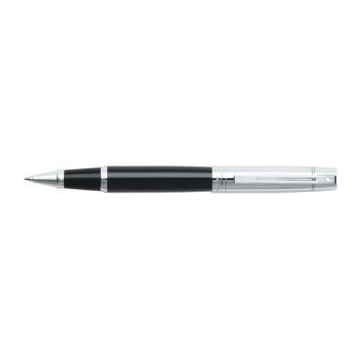 Afbeelding van Sheaffer rollerball 300 E9314 black barrel chrome cap plated SF E1931451