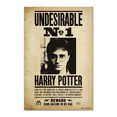 Afbeelding van Harry Potter Undesirable N1 Poster Undesiable / Groep Erik, officieel gelicentieerd product