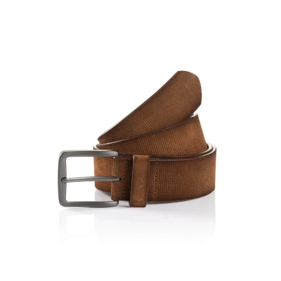 Afbeelding van TOM Tailor Riem, Heren, Maat: 90, Light brown uni