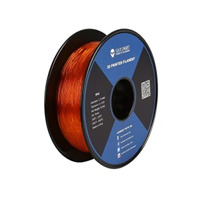 Afbeelding van SainSmart TPU 3D printerfilament, 1,75 mm, 0,8 kg, oranje