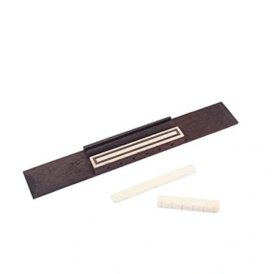 Afbeelding van Alnicov Gitaar Bone Bridge Zadelmoer Palissander Set voor 6 String Klassieke Vervanging