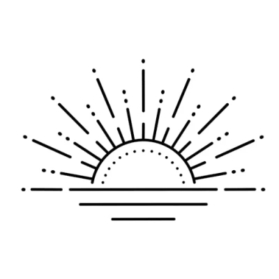 Afbeelding van Inkster® zonsondergang tattoo ornament tijdelijke met EU cosmetisch certificaat het origineel waterdicht + veganistisch Revolutionaire van 2 weken