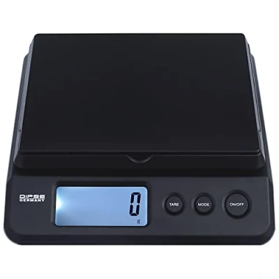 Afbeelding van Dipse Parcel 25/20/10 kg digitale pakketweegschaal met USB of batterijvoeding en 2 g/1 g/0,5 g verdeling