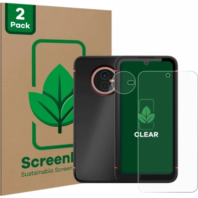 Afbeelding van ScreenLeaf Screenprotector voor Gigaset GX4 / Pro (Voor+Camera) Duurzame schermbescherming Folie Beschermfolie transparant (2 Stuks)