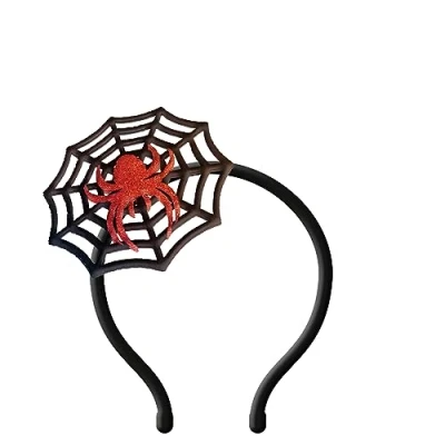 Afbeelding van Folat Tiara Spinnenweb Happy Halloween