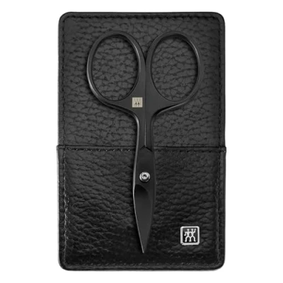 Afbeelding van ZWILLING Manicureset (3 delig, echt lederen stecketui, reisset, met nagelschaar), Premium, Black Edition