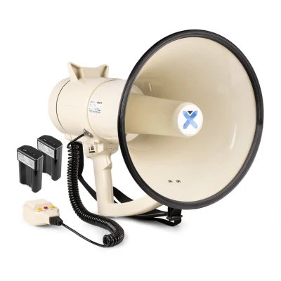 Afbeelding van Vonyx MEG120 Megafoon set met 2x lithium ion accu’s 120W